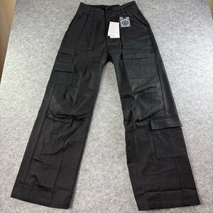 NIKE AIR JORDAN X J BLAVIN WOVEN PANTS WOMENS SIZE 6 BLACK FJ6149-010